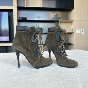 Giuseppe Zanotti Olive Ankle Boots